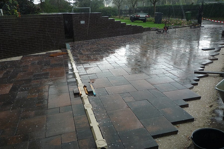 oprit aanleggen