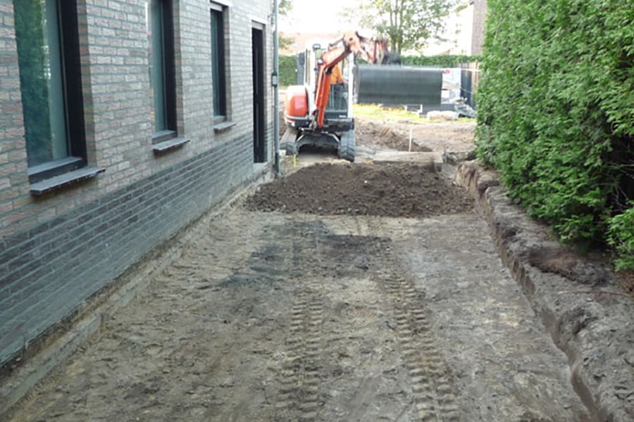 Uitbreiden parkeerplaats